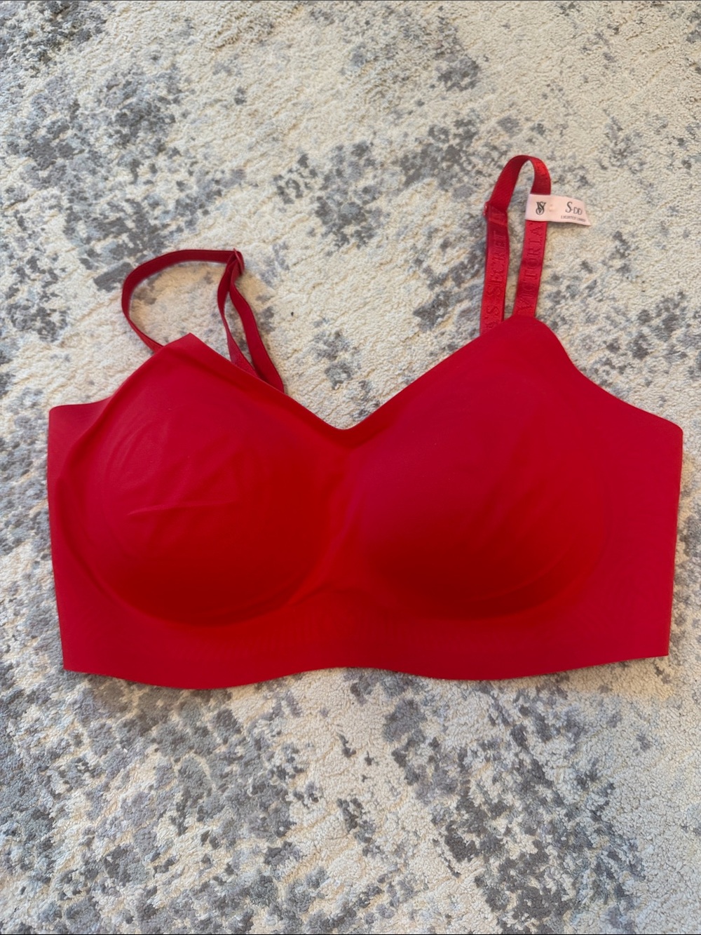 Victoria's Secret Red Seamless Molded Bralette